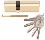 Цилиндровый механизм "PALLADIUM" асимметричный, 90 мм, ключ-ключ, латунь Цилиндровый механизм "PALLADIUM" асимметричный, 90 мм, ключ-ключ, латунь