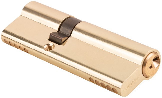 Цилиндровый механизм "PALLADIUM" асимметричный, 90 мм, ключ-ключ, латунь Цилиндровый механизм "PALLADIUM" асимметричный, 90 мм, ключ-ключ, латунь
