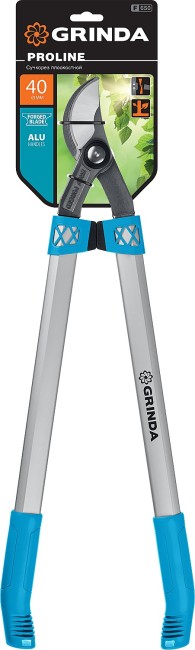 GRINDA F-650, 650 мм, высокоуглеродистая сталь, кованые лезвия, алюминиевые рукоятки, плоскостной сучкорез, PROLine (424511) GRINDA F-650, 650 мм, высокоуглеродистая сталь, кованые лезвия, алюминиевые рукоятки, плоскостной сучкорез, PROLine (424511)