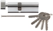 Цилиндровый механизм "PALLADIUM" асимметричный, 90 мм, ключ-завертка, хром Цилиндровый механизм "PALLADIUM" асимметричный, 90 мм, ключ-завертка, хром