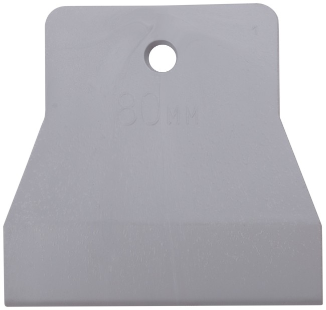 Шпатель резиновый белый  80 мм