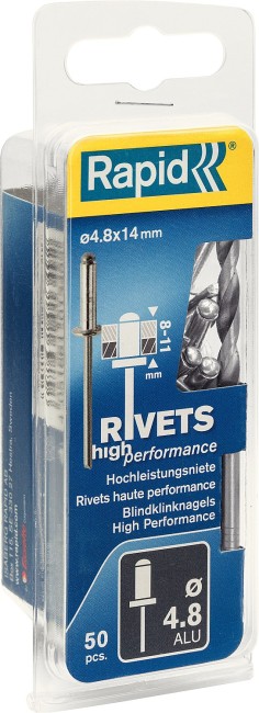 RAPID 4.8 х 14 мм, 50 шт, алюминиевая заклепка (5000389)