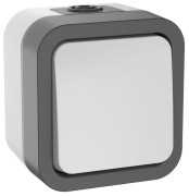 TORS Выключатель кнопочный 10А IP55 TS210 белый | TS-V14-0-10-55-K41 | IEK