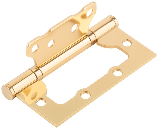 Петля дверная универсальная (без врезки) "Стандарт" 100х75х2,5 мм латунь (2ВВ - ВР)