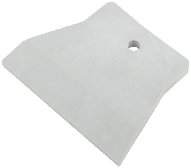 Шпатель резиновый белый 100 мм