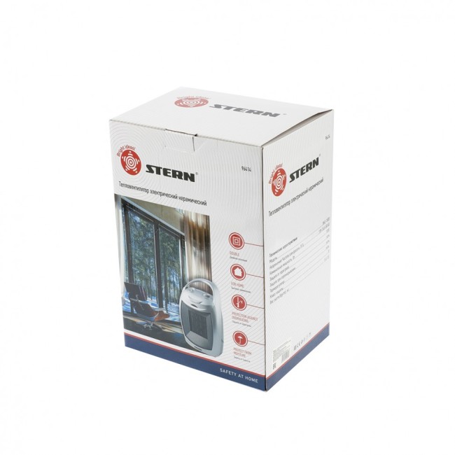 Тепловентилятор электрический, керамический BHС-1500, 3 режима, вентилятор, нагрев 750-1500 Вт Stern Тепловентилятор электрический, керамический BHС-1500, 3 режима, вентилятор, нагрев 750-1500 Вт Stern