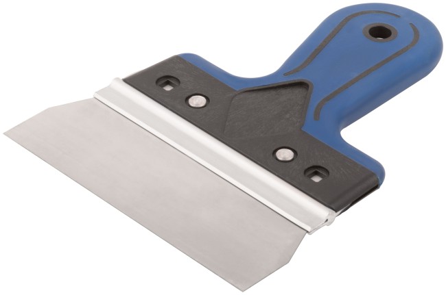 Шпатель фасадный Профи, нержавеющая сталь, прорезиненная ручка 150 мм Шпатель фасадный Профи, нержавеющая сталь, прорезиненная ручка 150 мм