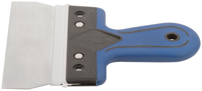 Шпатель фасадный Профи, нержавеющая сталь, прорезиненная ручка 150 мм Шпатель фасадный Профи, нержавеющая сталь, прорезиненная ручка 150 мм