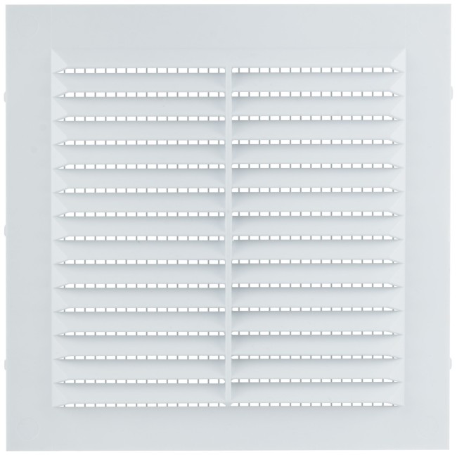 Вентиляционная решетка, пластиковая, 150 х 150 мм, с сеткой