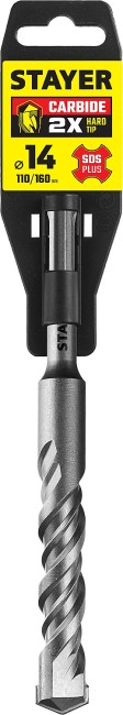 STAYER 14 x 160 мм, SDS-plus бур, Professional (2930-160-14) STAYER 14 x 160 мм, SDS-plus бур, Professional (2930-160-14)