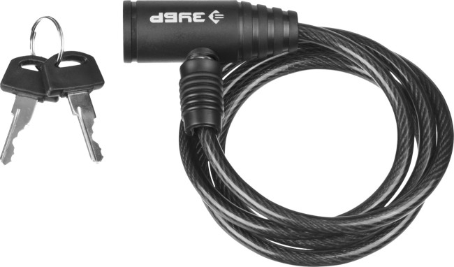 ЗУБР 650 мм, d 6 мм, 2 ключа, тросовый замок (37269-65) ЗУБР 650 мм, d 6 мм, 2 ключа, тросовый замок (37269-65)