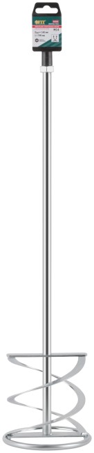 Миксер для тяжелых строительных смесей усиленный Профи, хвостовик М14, 140х590 мм Миксер для тяжелых строительных смесей усиленный Профи, хвостовик М14, 140х590 мм