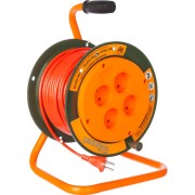 Силовой удлинитель на катушке GLANZEN 4 гн. 30 м ПВС 2x1 EB-30-004 00012291 Силовой удлинитель на катушке GLANZEN 4 гн. 30 м ПВС 2x1 EB-30-004 00012291