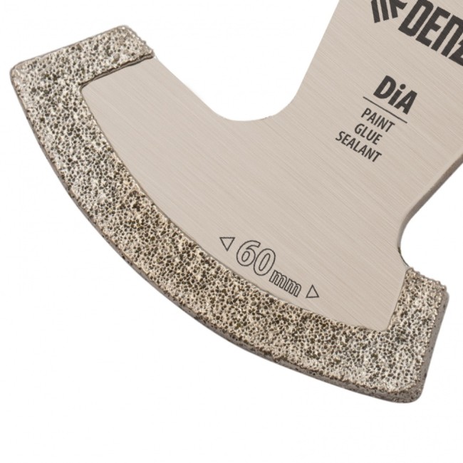 Насадка для МФИ режущая сегментная, DiA, по камню и плитке, 57 мм Denzel Насадка для МФИ режущая сегментная, DiA, по камню и плитке, 57 мм Denzel