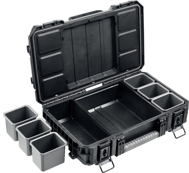 KETER GEAR ORGANIZER, 560 х 345 х 128 мм, (22″), пластиковый ящик-органайзер с 7 съемными ячейками (38374) KETER GEAR ORGANIZER, 560 х 345 х 128 мм, (22″), пластиковый ящик-органайзер с 7 съемными ячейками (38374)