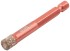 Коронка алмазная универсальная CUTOP Special, шестигранный хвостовик 1/4", 8 x 10 х 67 мм