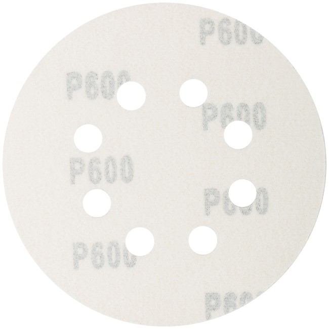 Круги абразивные шлифовальные перфорированные на ворсовой основе под "липучку" (Р600, 125 мм, 5шт.), CUTOP Profi Круги абразивные шлифовальные перфорированные на ворсовой основе под "липучку" (Р600, 125 мм, 5шт.), CUTOP Profi