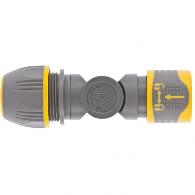 Соединитель быстросъемный, универсальный 1/2-3/4, с шарниром Palisad Luxe Соединитель быстросъемный, универсальный 1/2-3/4, с шарниром Palisad Luxe