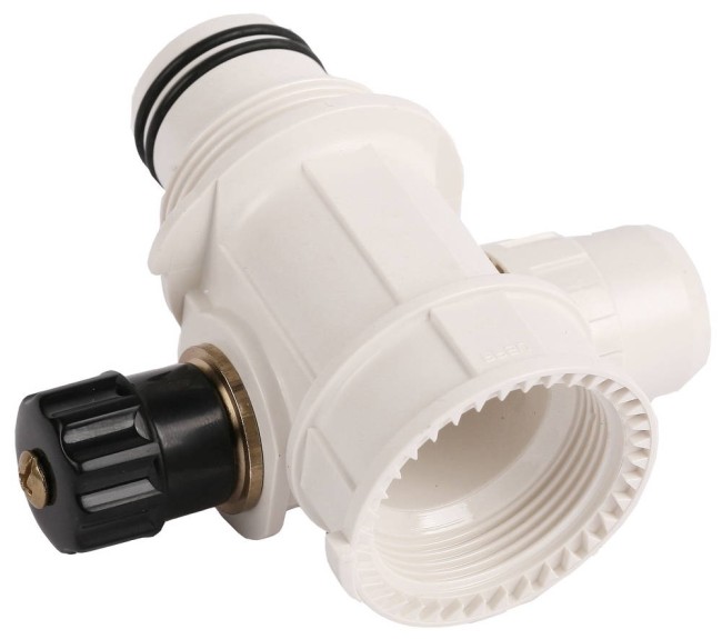 ЗУБР ШиреФит, внутренняя резьба - штуцер с гайкой - штуцер с гайкой, 20 - 16 - 20 мм, сборный коллектор с вентилем (51517-20-16-20) ЗУБР ШиреФит, внутренняя резьба - штуцер с гайкой - штуцер с гайкой, 20 - 16 - 20 мм, сборный коллектор с вентилем (51517-20-16-20)