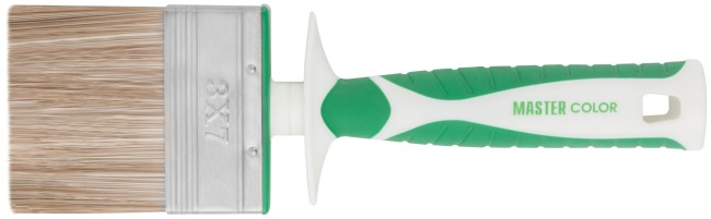 Макловица, 70% ПЭT/30% натуральная щетина, нерж. обжим, 2-К ручка, 70 х 30 мм Макловица, 70% ПЭT/30% натуральная щетина, нерж. обжим, 2-К ручка, 70 х 30 мм