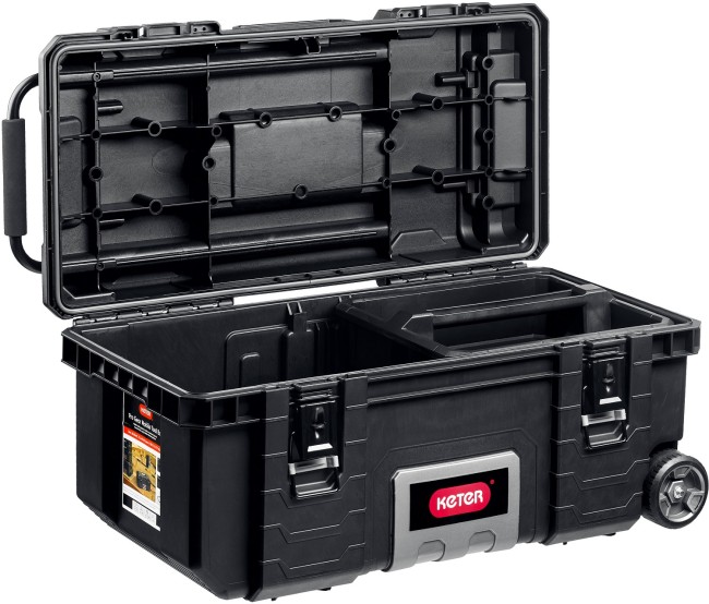KETER GEAR MOBILE, (28″), пластиковый ящик-тележка на колесах (38375)