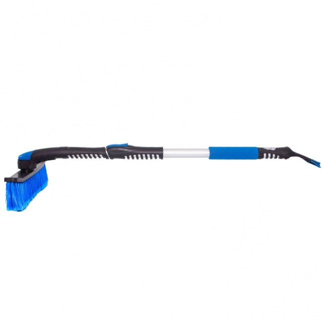 Щетка-сметка для снега со скребком телескопическая Барс Щетка-сметка для снега со скребком телескопическая Барс