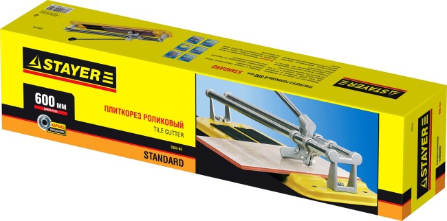 STAYER 600 мм, 4 - 12 мм, роликовый плиткорез (3303-60)