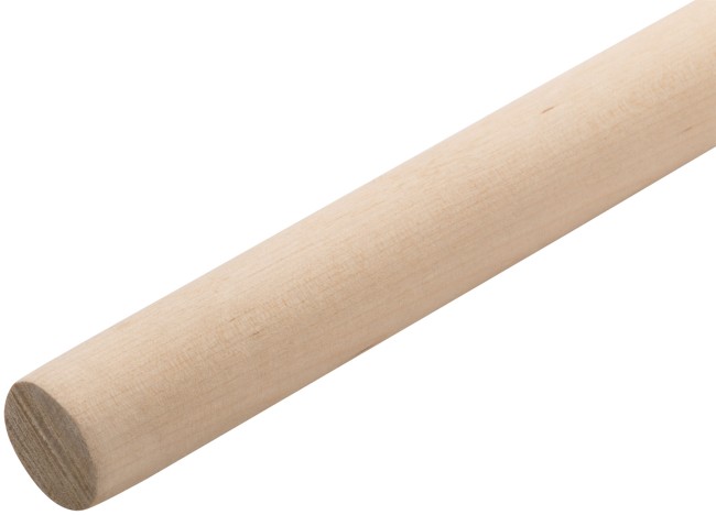 Черенок березовый для щеток, грабель, мётл, диам. 25 мм, L=1200 мм, высший сорт