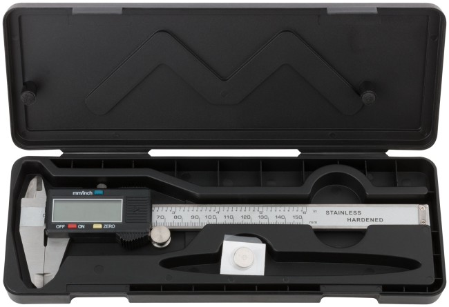 Штангенциркуль метал.нерж. с электронным отсчетом 150 мм/ 0,02 мм