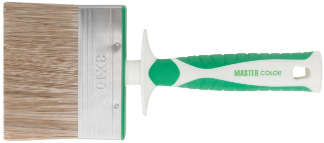 Макловица, 70% ПЭT/30% натуральная щетина, нерж. обжим, 2-К ручка, 100 х 30 мм Макловица, 70% ПЭT/30% натуральная щетина, нерж. обжим, 2-К ручка, 100 х 30 мм