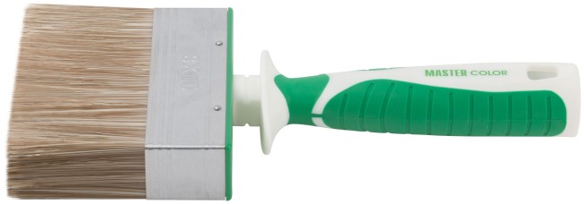 Макловица, 70% ПЭT/30% натуральная щетина, нерж. обжим, 2-К ручка, 100 х 30 мм Макловица, 70% ПЭT/30% натуральная щетина, нерж. обжим, 2-К ручка, 100 х 30 мм