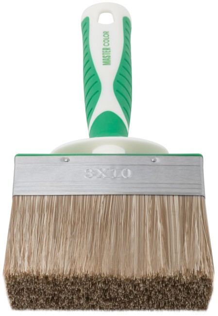 Макловица, 70% ПЭT/30% натуральная щетина, нерж. обжим, 2-К ручка, 100 х 30 мм Макловица, 70% ПЭT/30% натуральная щетина, нерж. обжим, 2-К ручка, 100 х 30 мм