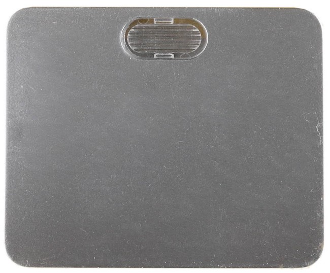 СВЕТОЗАР Гамма, с подсветкой одноклавишный, без вставки и рамки, цвет светло-серый металлик, 10 A/~250 B, электрический выключатель (SV-54131-SM)