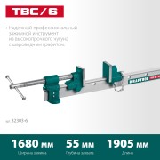 KRAFTOOL TBC/6, 1650/55 мм, струбцина с Т-образным профилем (вайма) (32303-6)