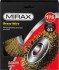MIRAX 175 мм, витая стальная латунированная проволока 0.3 мм, щетка дисковая для УШМ (35141-175)