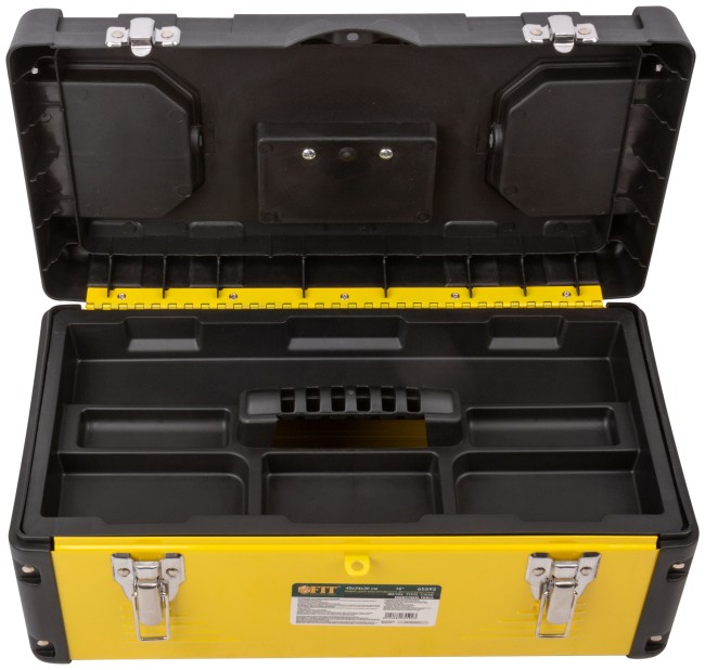 Ящик для инструмента пластиковый 18" ( 450х240х200 мм ) металл.замки, стенки стальные