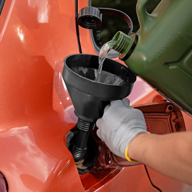 Воронка пластмассовая, D 160 мм, гибкий наконечник для горюче-смазочных материалов Sparta Воронка пластмассовая, D 160 мм, гибкий наконечник для горюче-смазочных материалов Sparta