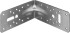 ЗУБР УКУ-2.5, 65 x 145 x 145 x 2.5 мм, цинк, усиленный крепежный уголок (31011-145)