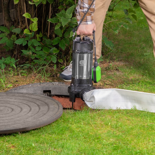 Фекальный насос СФН1100-Н, 1100 Вт, напор 10 м, 18000 л/ч, нож Сибртех Фекальный насос СФН1100-Н, 1100 Вт, напор 10 м, 18000 л/ч, нож Сибртех