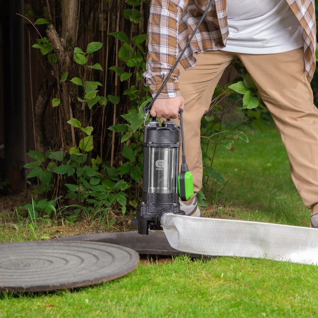 Фекальный насос СФН1100-Н, 1100 Вт, напор 10 м, 18000 л/ч, нож Сибртех Фекальный насос СФН1100-Н, 1100 Вт, напор 10 м, 18000 л/ч, нож Сибртех