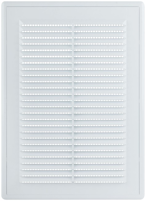 Вентиляционная решетка, пластиковая, 170 х 240 мм, съемная с сеткой