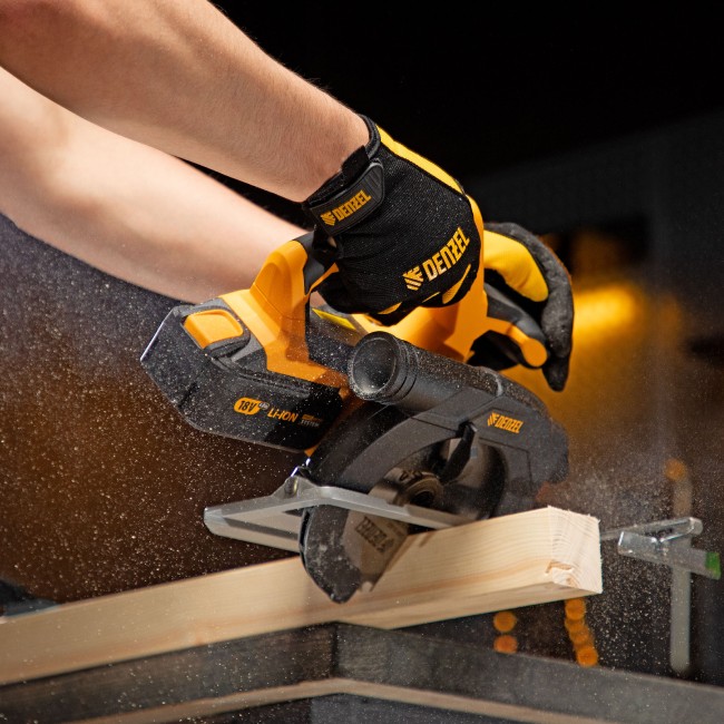 Пила циркулярная аккумуляторная бесщет. CCS-165, 18В Li-Ion Denzel Пила циркулярная аккумуляторная бесщет. CCS-165, 18В Li-Ion Denzel