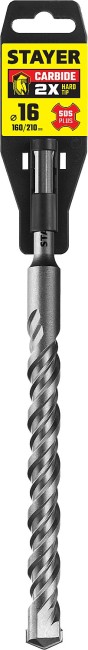 STAYER 16 x 210 мм, SDS-plus бур, Professional (2930-210-16)