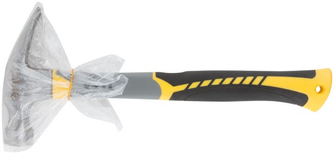 Молоток-гвоздодер, фиберглассовая усиленная 3-х цветная ручка, Профи 29 мм, 450 гр.