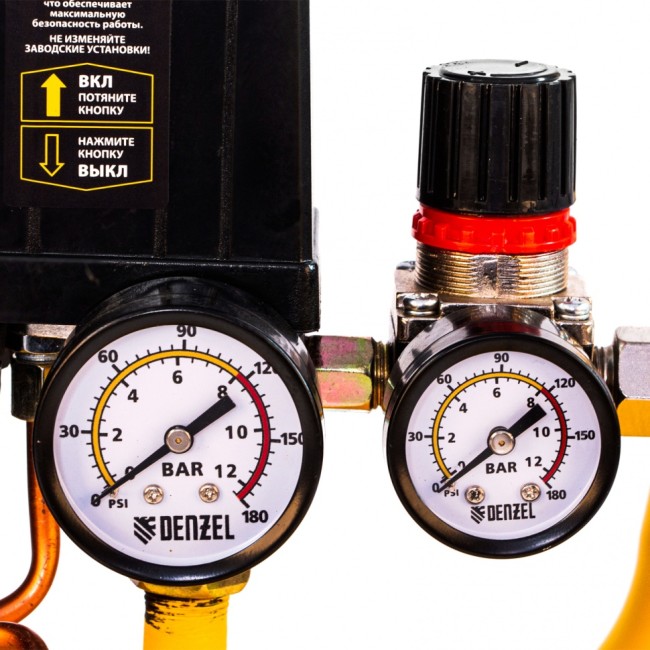 Компрессор воздушный DK1500/50, Х-PRO 1.5 кВт, 230 л/мин, 50 л Denzel