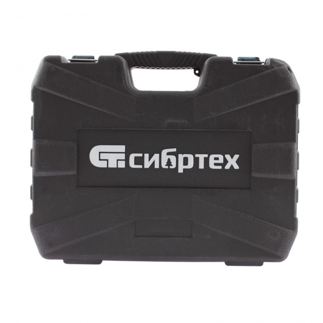 Набор инструмента, 1/2", 1/4", пластиковый кейс, 108 предметов Сибртех Набор инструмента, 1/2", 1/4", пластиковый кейс, 108 предметов Сибртех