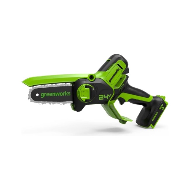 Аккумуляторная цепная мини пила GreenWorks 24V, 10 см, без АКБ и ЗУ 2008207
