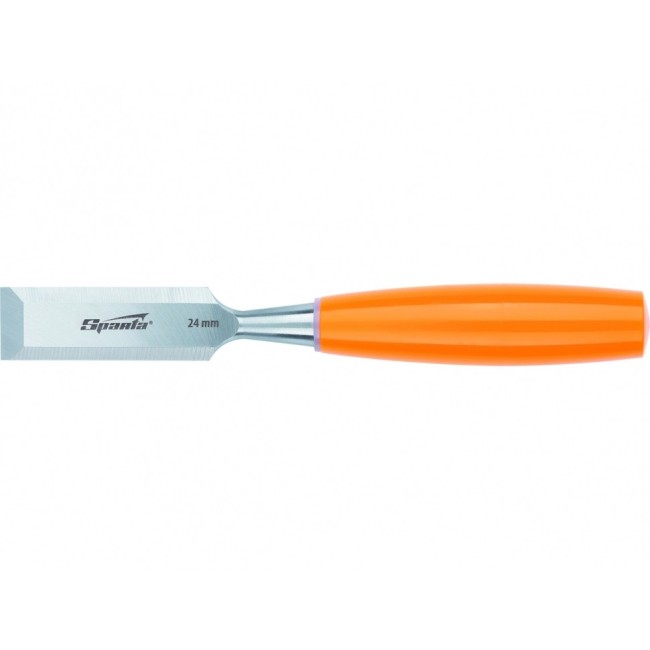 Стамеска, 30 мм, плоская, пластиковая рукоятка Sparta Стамеска, 30 мм, плоская, пластиковая рукоятка Sparta