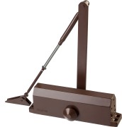 STAYER MAXComfort, до 100 кг, коричневый серебро, дверной доводчик (37917-100) STAYER MAXComfort, до 100 кг, коричневый серебро, дверной доводчик (37917-100)