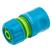 Соединитель пластмассовый, быстросъемный для шланга 1/2, однокомпонентный Palisad Luxe Соединитель пластмассовый, быстросъемный для шланга 1/2, однокомпонентный Palisad Luxe